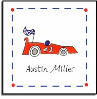 Personalized Stickers - On Your Mark