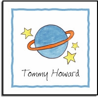 Personalized Stickers - Outer Space