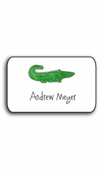 Personalized Stickers S - Green Gator