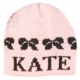 personalized string of bows hat with earflaps