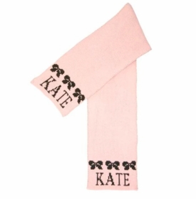 personalized string of bows scarf