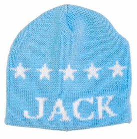 personalized string of stars hat