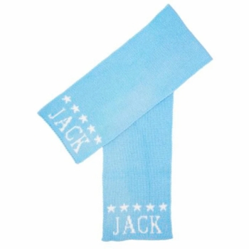 personalized string of stars scarf