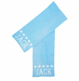 personalized string of stars scarf