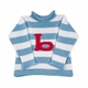 personalized stripe letter sweater  (custom colors available)