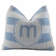 Personalized Stroller Blanket with Stripe