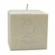 Personalized Teacher Palm Wax Candle - 4 Inch
