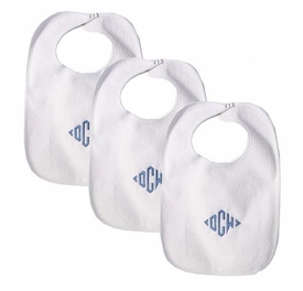 personalized terry bib set