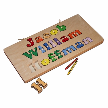 Personalized Three Line Name Puzzle