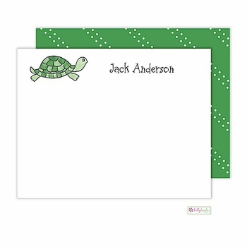 Personalized - Tiny Turtle Flat Notes