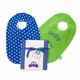personalized two lights trio bib gift set