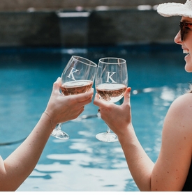 Personalized Unbreakable Stemless Wine Glasses