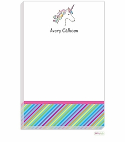Personalized - Unicorn Notepad