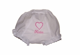 Personalized Valentine's Heart Bloomers