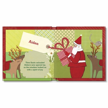 personalized very merry christmas book