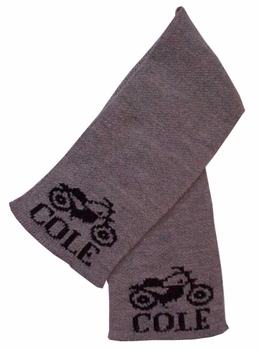 personalized vintage motorcycle scarf