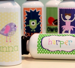 personalized water bottles