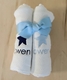 Personalized Welcome Home Seersucker Gift Basket
