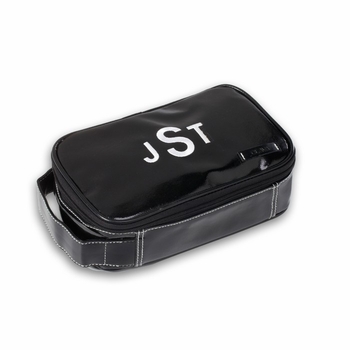 personalized wellie cosmetic toiletry case