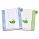 Personalized Whale Burp Cloth Set of 3