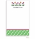 personalized - wildflowers notepad