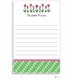 personalized - wildflowers notepad
