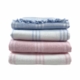 personalized windowpane check blanket
