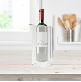 Personalized Wine Bottle Cooler
