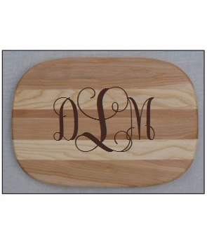 personalized wooden chopping board (medium)