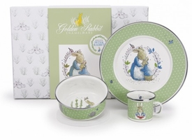 Peter Rabbit Keepsake Dish Set (Bowl, Plate, Mug)