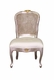 Petit French Chair - Silver with Gold