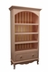 Petite Amie Bookcase with Hand-Painted Details