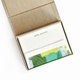 petite champagne silk stationery box - p17