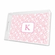 petite flower petal lucite tray - large
