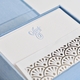 petite light blue silk stationery box - p12