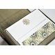 Petite Olive Silk Stationery Box - P5