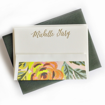 petite pine silk stationery box - p13