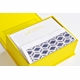 petite yellow silk stationery box - p16