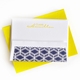 petite yellow silk stationery box - p16