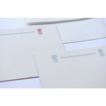 pineapple note cards