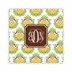 pineapple repeat square paper coaster<br>set of 50