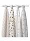 pink and brown muslin wraps by Aden & Anais