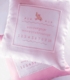 pink bunny abc 123 hand embroidered pillow