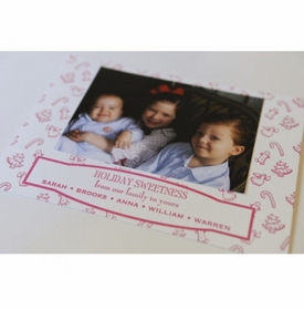 Pink Sweetness Holiday Card