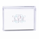 Plaid Monogram Note Box