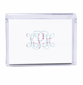 Plaid Monogram Note Box7