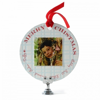 Plaid Ornament Holiday Card