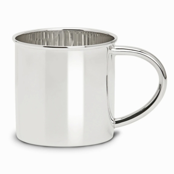 Plain Classic Silver Plated Baby Cup
