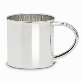 Plain Classic Silver Plated Baby Cup