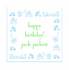 Planes Trains Birthday Gifts Sticker